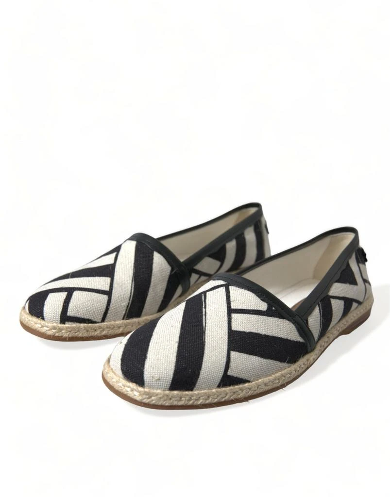 商品Dolce & Gabbana|Dolce & Gabbana Chic Striped Canvas Espadrilles,价格¥2217,第3张图片详细描述