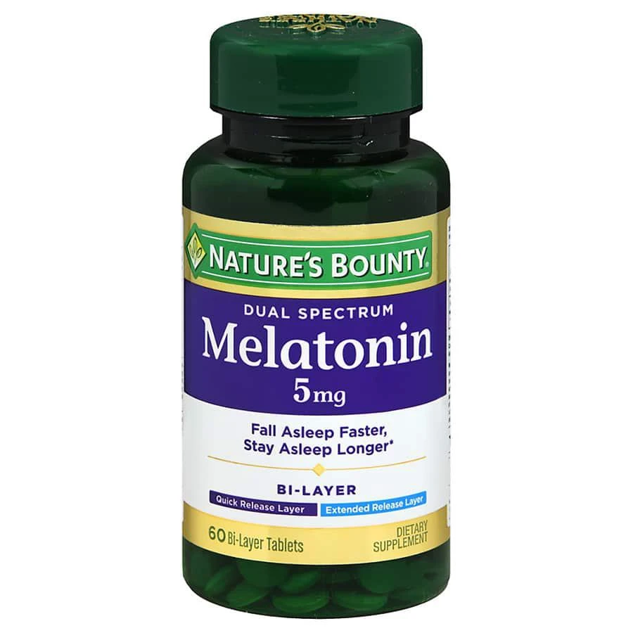 商品Nature's Bounty|Dual Spectrum Bi-Layer Melatonin, Tablets,价格¥112,第1张图片