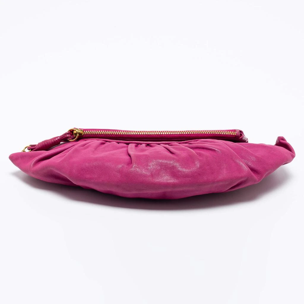 Dior Purple Leather Gipsy Fold Over Clutch 商品