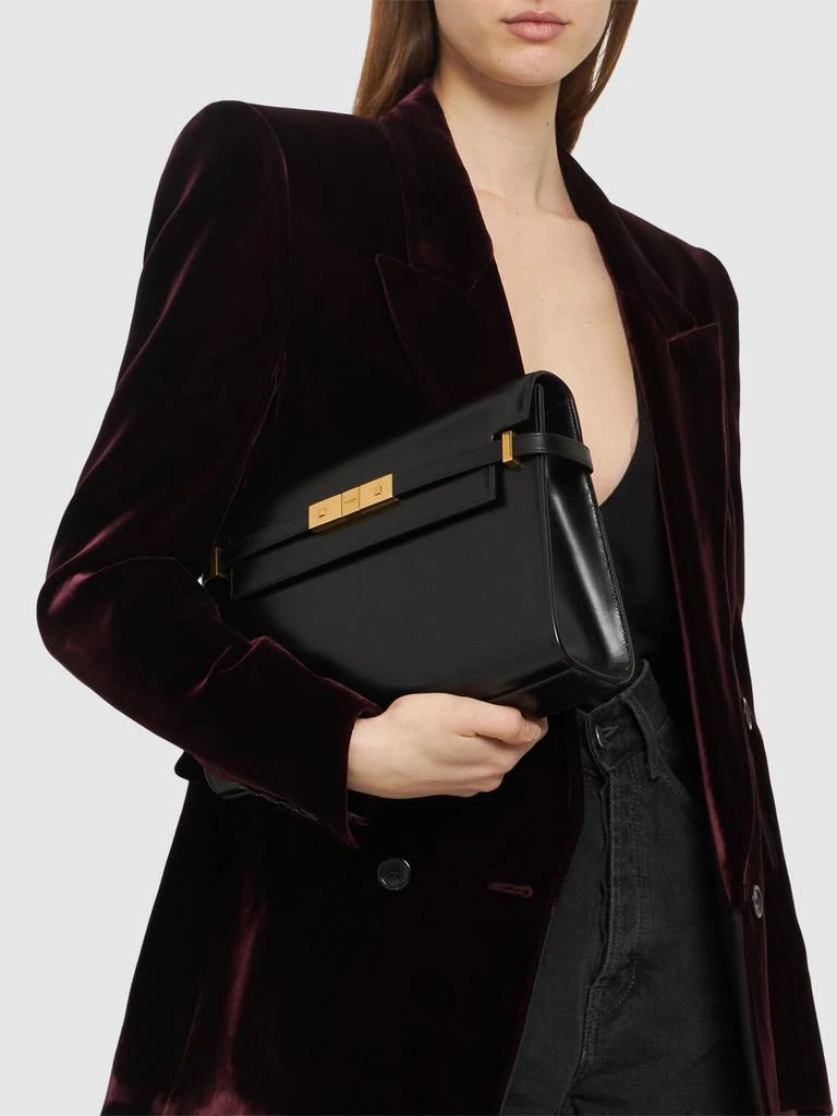 商品Yves Saint Laurent|Manhattan Box Leather Shoulder Bag,价格¥26172,第1张图片详细描述