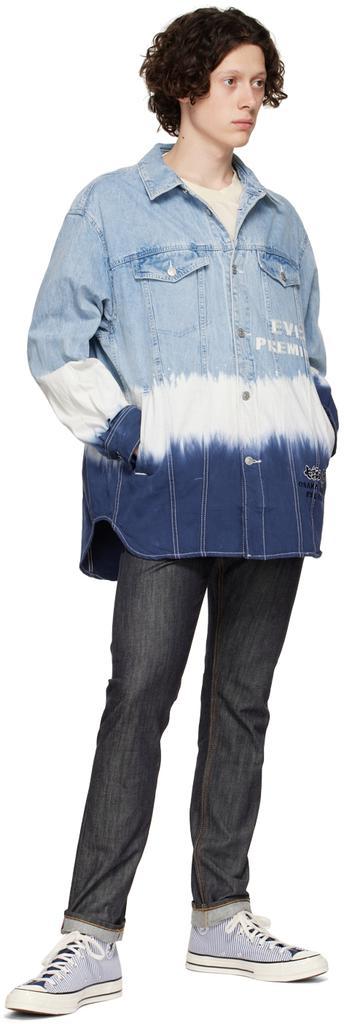 商品Evisu|海军蓝 Carrot Fit 牛仔裤,价格¥3245,第6张图片详细描述