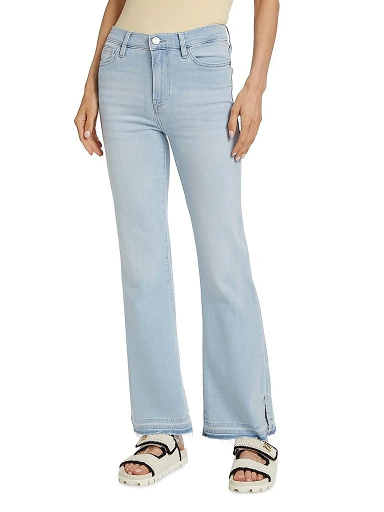 商品FRAME|Le Easy Released Fray Hem Flare Jeans,价格¥946,第3张图片详细描述