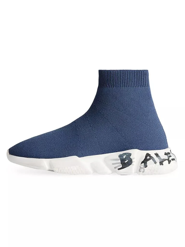 商品Balenciaga|Little Kid's & Kid's Speed Graffiti Recycled Knit Sneakers,价格¥4039,第4张图片详细描述