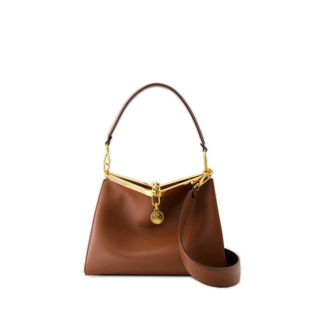 商品ETRO|Etro Log Charm Medium Vela Shoulder Bag,价格¥13112,第1张图片