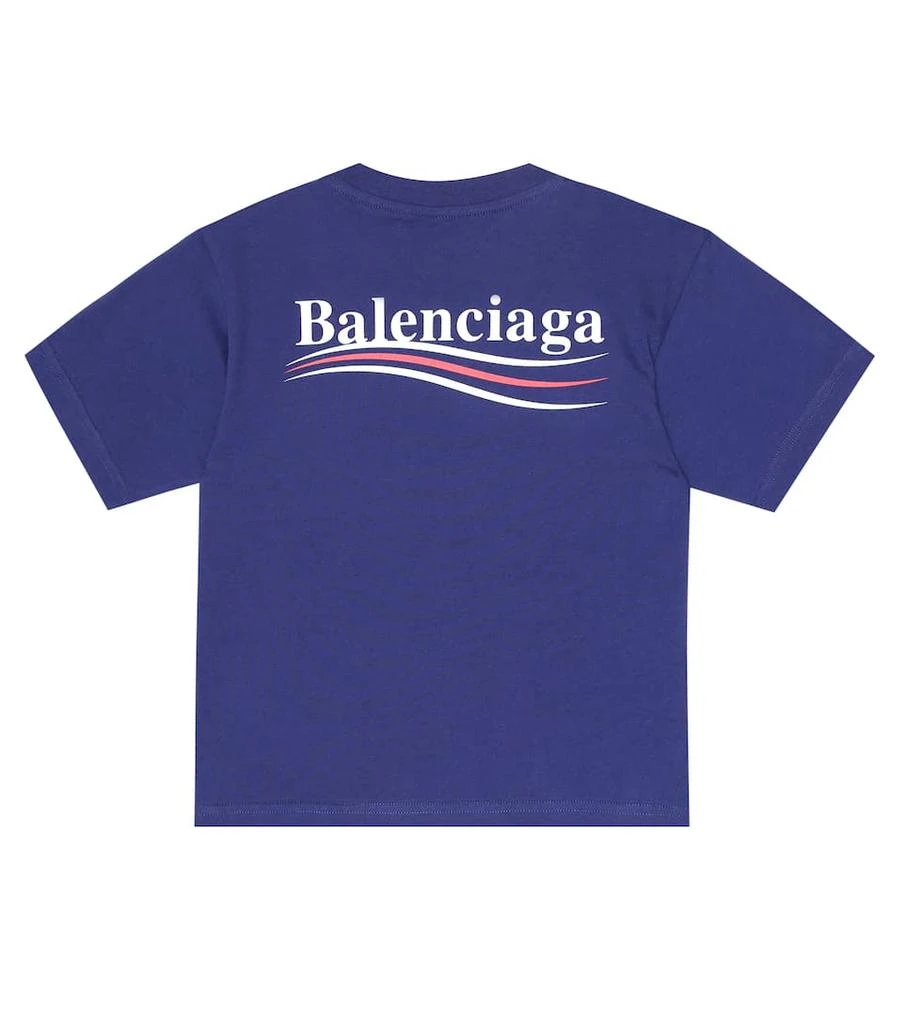 商品Balenciaga|Logo cotton T-shirt,价格¥1444,第4张图片详细描述