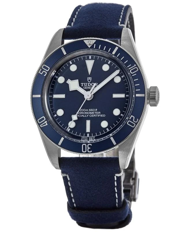 商品Tudor|Tudor Black Bay Fifty-Eight Blue Dial Leather Strap Men's Watch M79030B-0002,价格¥28671,第1张图片