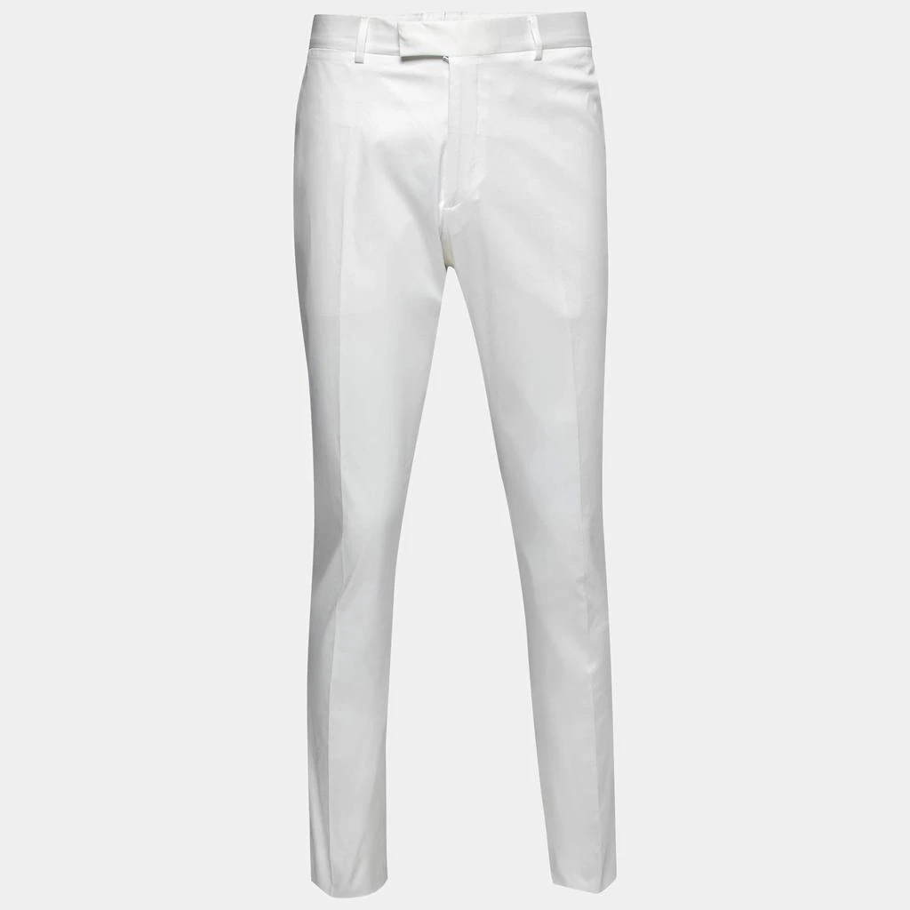 商品[二手商品] Ralph Lauren|Ralph Lauren Purple Label White Cotton Slim Fit Trousers XXL Waist 38",价格¥1432,第1张图片