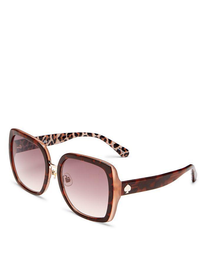 商品Kate Spade|Kimber Square Sunglasses, 56mm,价格¥1191,第1张图片