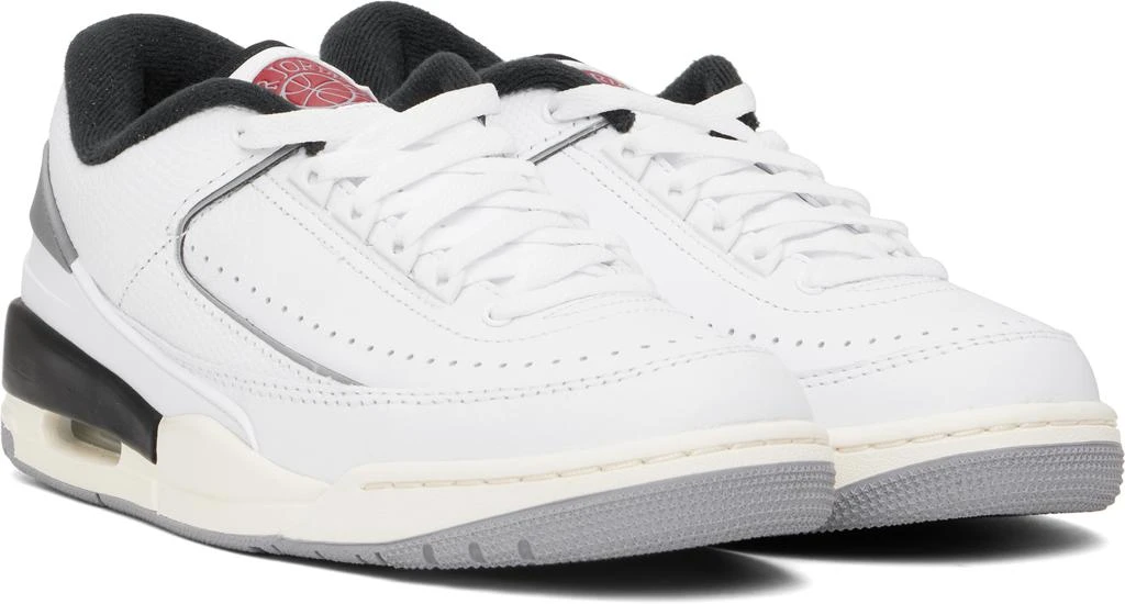商品Jordan|White & Gray Jordan 2/3 Sneakers,价格¥1030,第4张图片详细描述