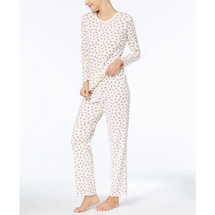 商品Ralph Lauren|Printed Henley Pajama Set,价格¥161,第1张图片