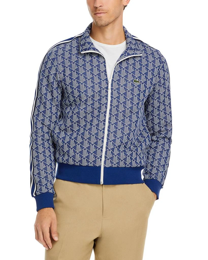 Monogram Print Zip Front Track Jacket 商品