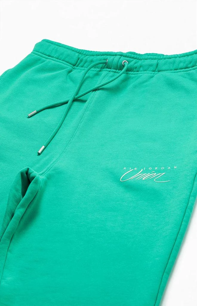商品Jordan|x Union Green Fleece Sweatpants,价格¥768,第3张图片详细描述