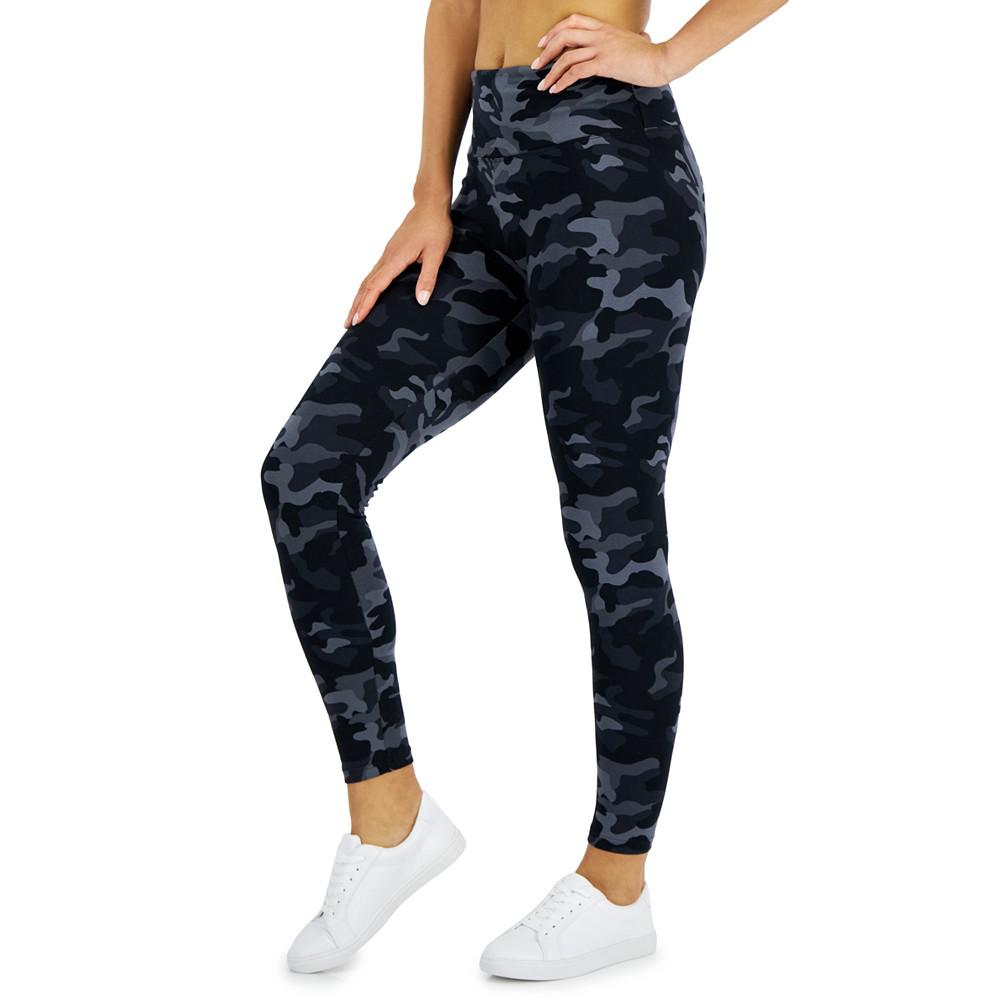 Women's Camo-Print High Rise Leggings, Created for Macy's商品第3张图片规格展示