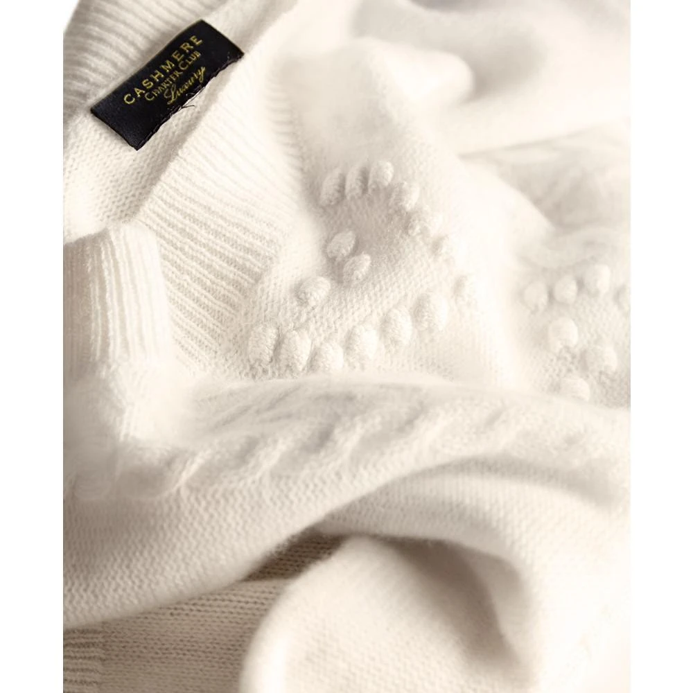 商品Charter Club|Women's 100% Cashmere Heart Sweater, Created for Macy's,价格¥798,第4张图片详细描述