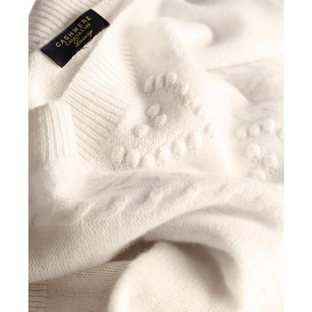 商品Charter Club|Women's 100% Cashmere Heart Sweater, Created for Macy's,价格¥1482,第6张图片详细描述