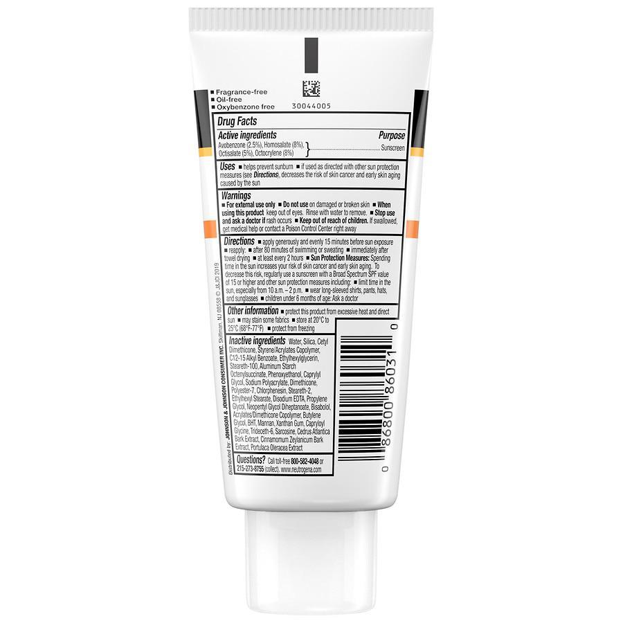 商品Neutrogena|Clear Face Liquid Lotion Sunscreen With SPF 30,价格¥79,第4张图片详细描述