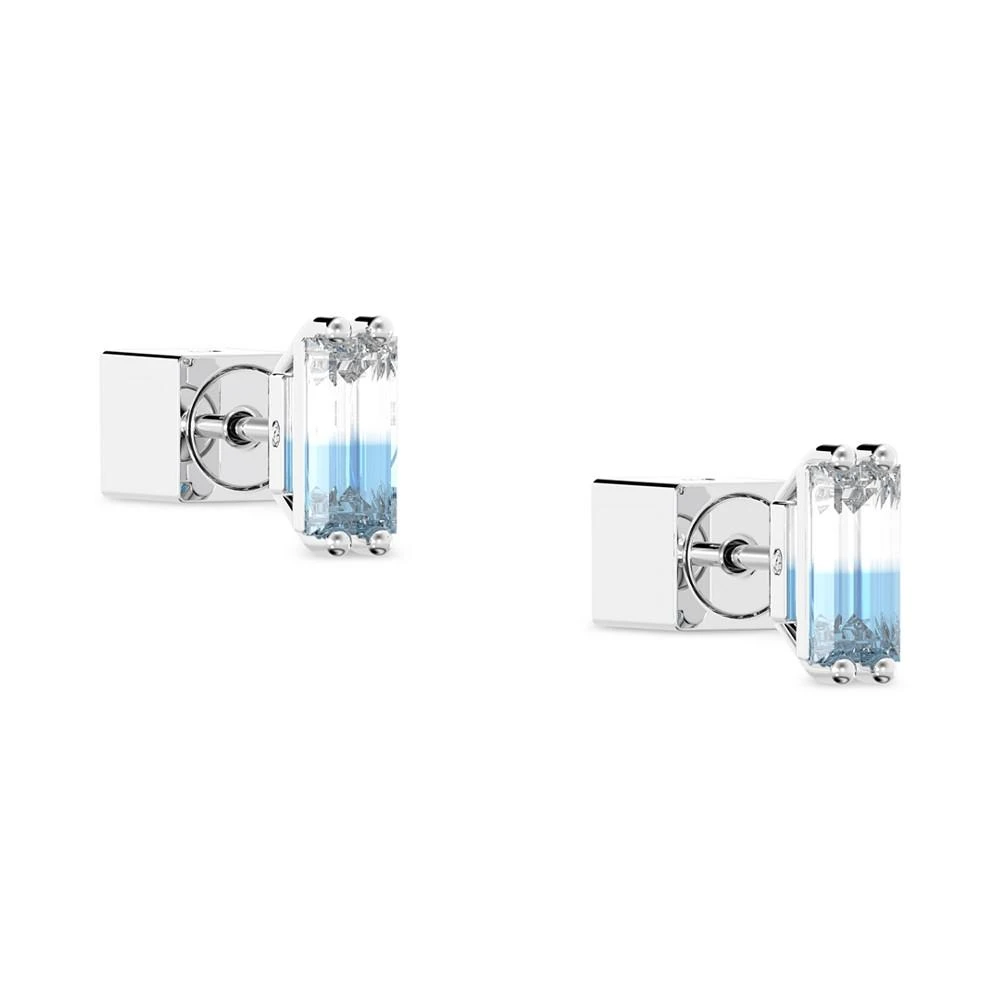 商品Swarovski|Silver-Tone Crystal Stilla Blue Fade Stud Earrings,价格¥165,第4张图片详细描述