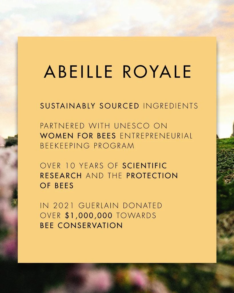 商品Guerlain|Abeille Royale 畅销护肤套装(价值 359 美元),价格¥1516,第4张图片详细描述