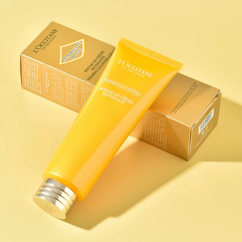 L'OCCITANE 欧舒丹 赋颜御龄小金瓶黄腊菊洁面乳125ml 保湿滋润 温和清洁 商品