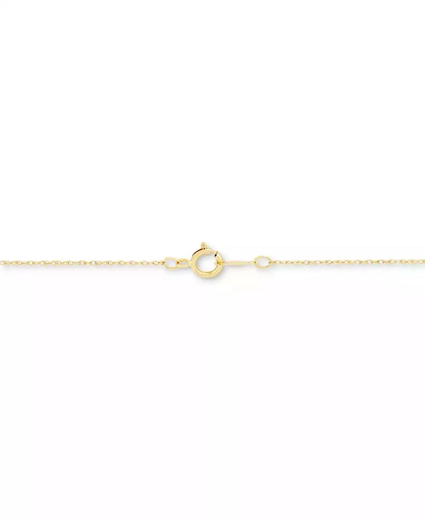 商品Macy's|Opal (1-3/4 ct. t.w.) & Diamond (1/20 ct. t.w.) 18" Pendant Necklace in 14k Gold,价格¥2501,第3张图片详细描述