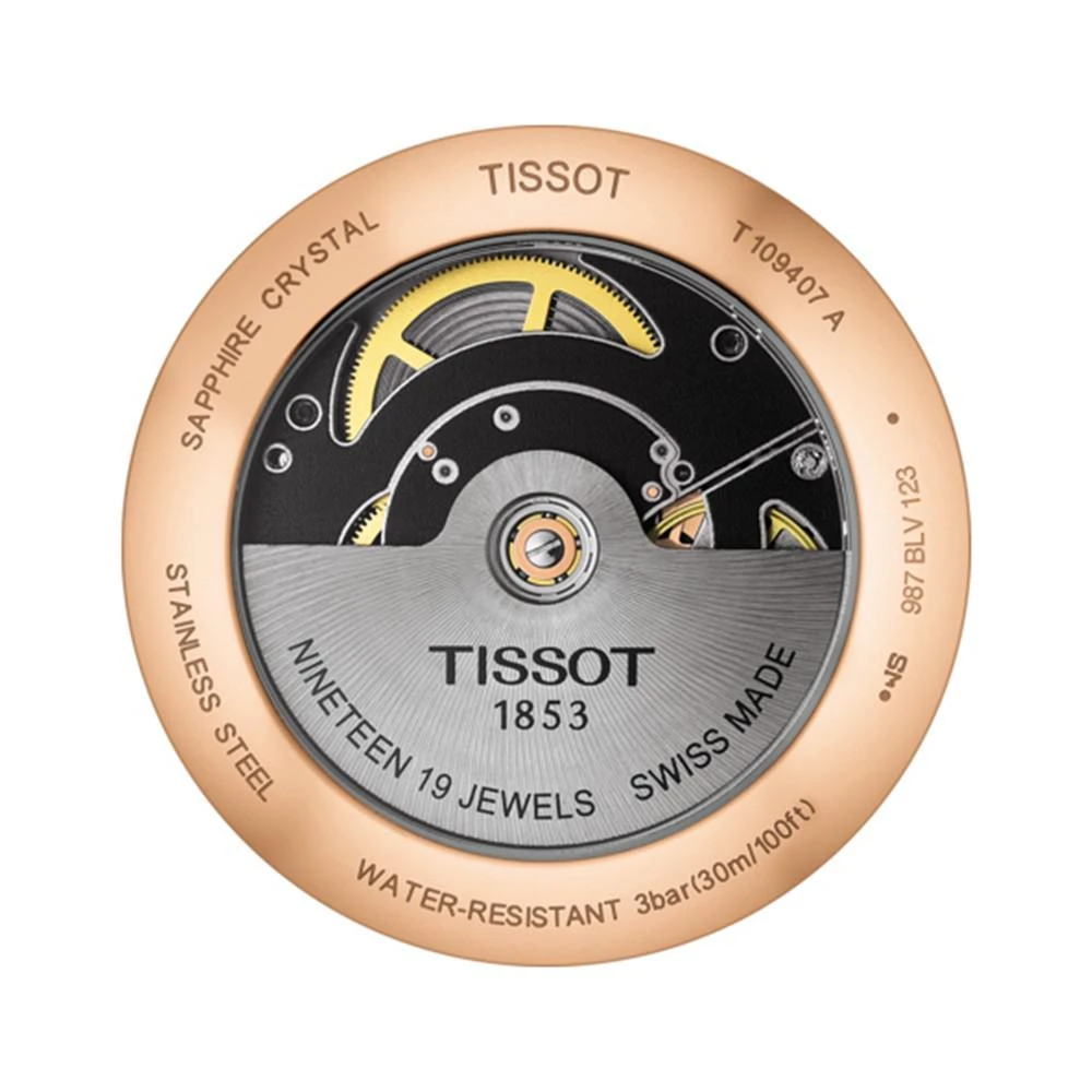 商品Tissot|Swiss Automatic Everytime Swissmatic 男士皮带腕表 40mm,价格¥2761,第2张图片详细描述
