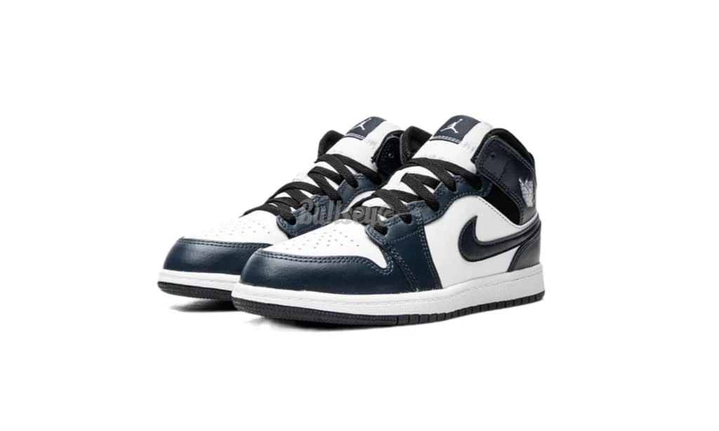 商品Jordan|Air Jordan 1 Mid "Armory Navy" Pre-School,价格¥588,第2张图片详细描述