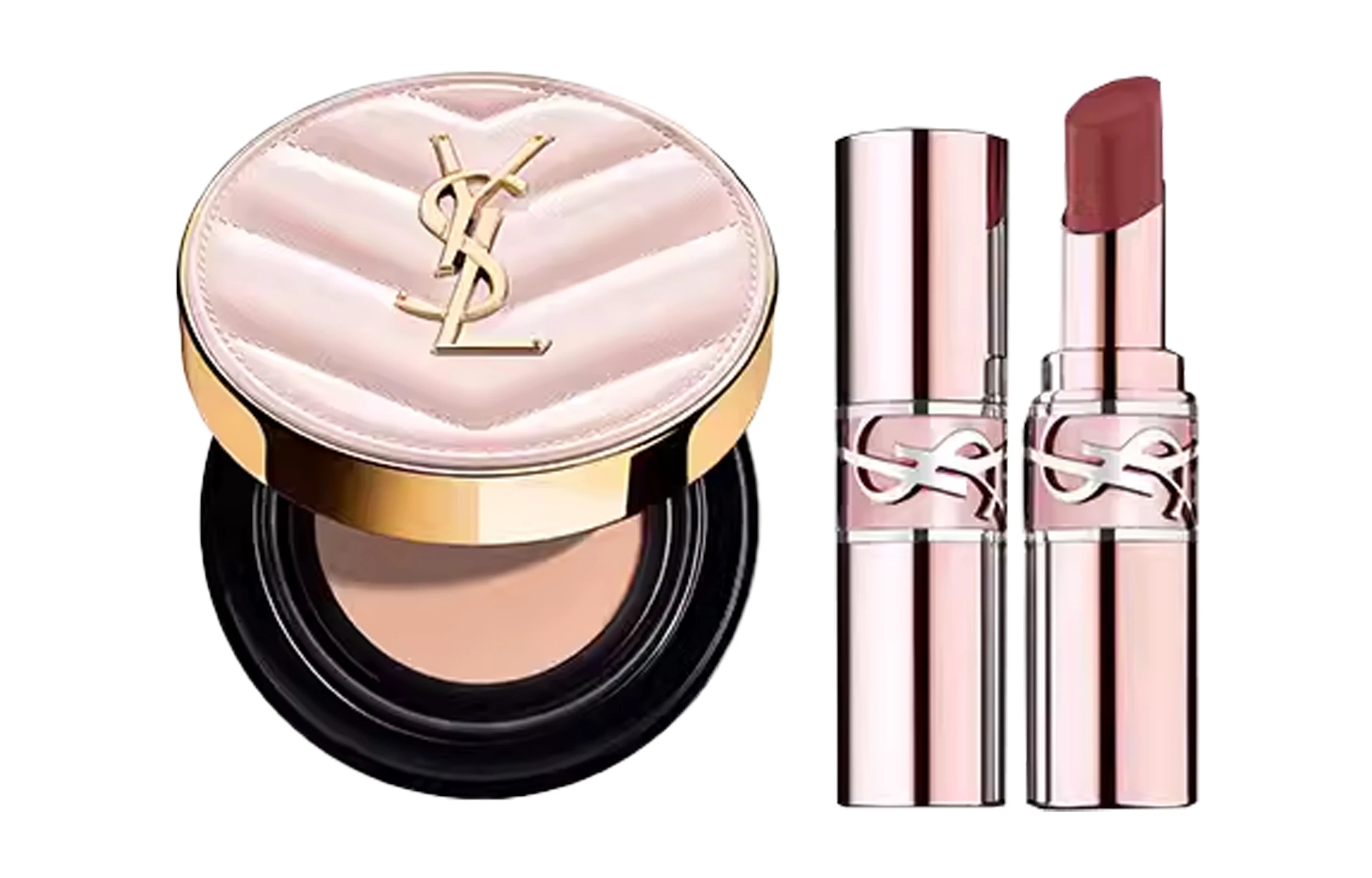 商品[国内直发] Yves Saint Laurent|YSL圣罗兰 粉管润唇膏气垫底妆彩妆套装 气色 12g+3.1g/14g+3.1,价格¥763,第3张图片详细描述