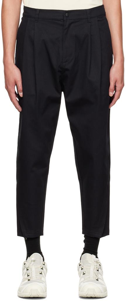 Black Tapered Trousers商品第1张图片规格展示