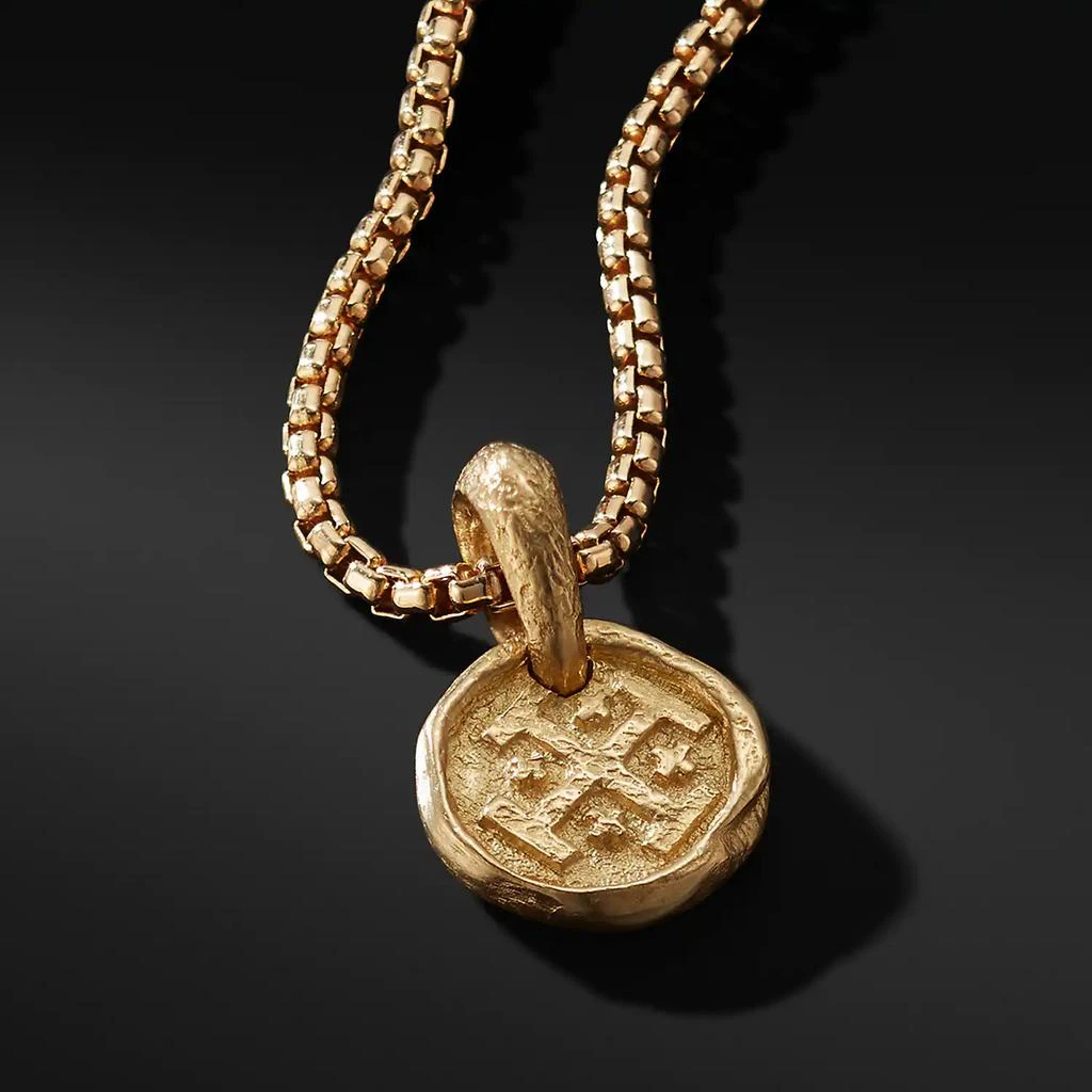 商品David Yurman|Shipwreck Coin Amulet in 22K Gold, 10.5mm,价格¥3699,第3张图片详细描述