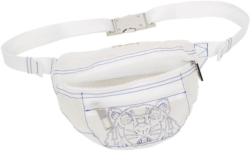 商品Kenzo|White Sport Logo Bum Bag,价格¥676,第3张图片详细描述