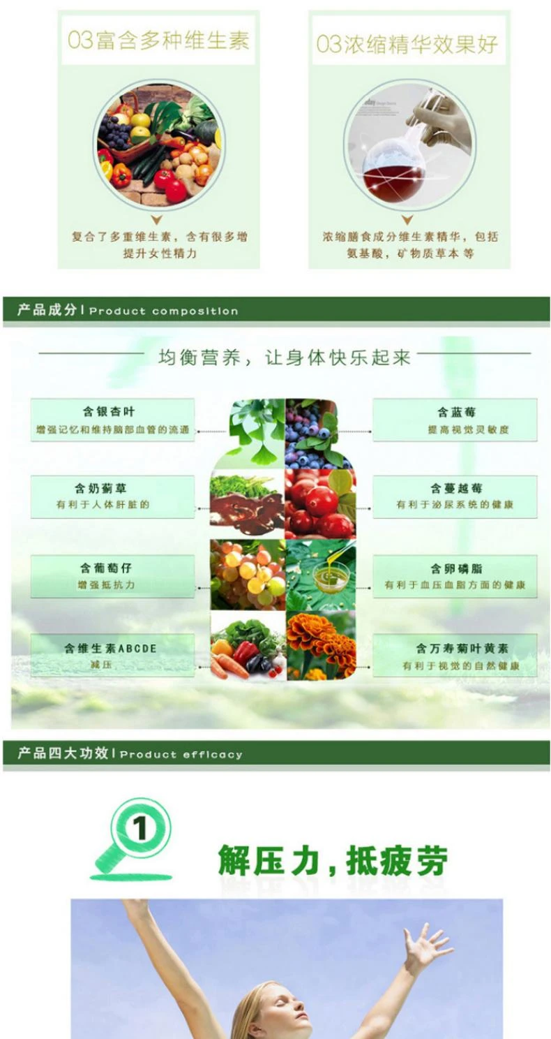 商品Swisse|新西兰直邮Swisse 女士多种综合活力复合维生素片120片（新西兰）,价格¥353,第2张图片详细描述