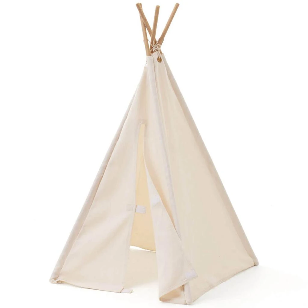 商品Kids Concept|Kids Concept Mini Tipi Tent - Off White,价格¥382,第1张图片