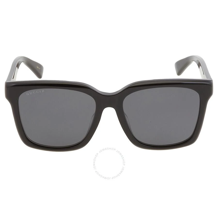 商品Gucci|Polarized Grey Square Unisex Sunglasses GG1175SK 001 56,价格¥1478,第1张图片