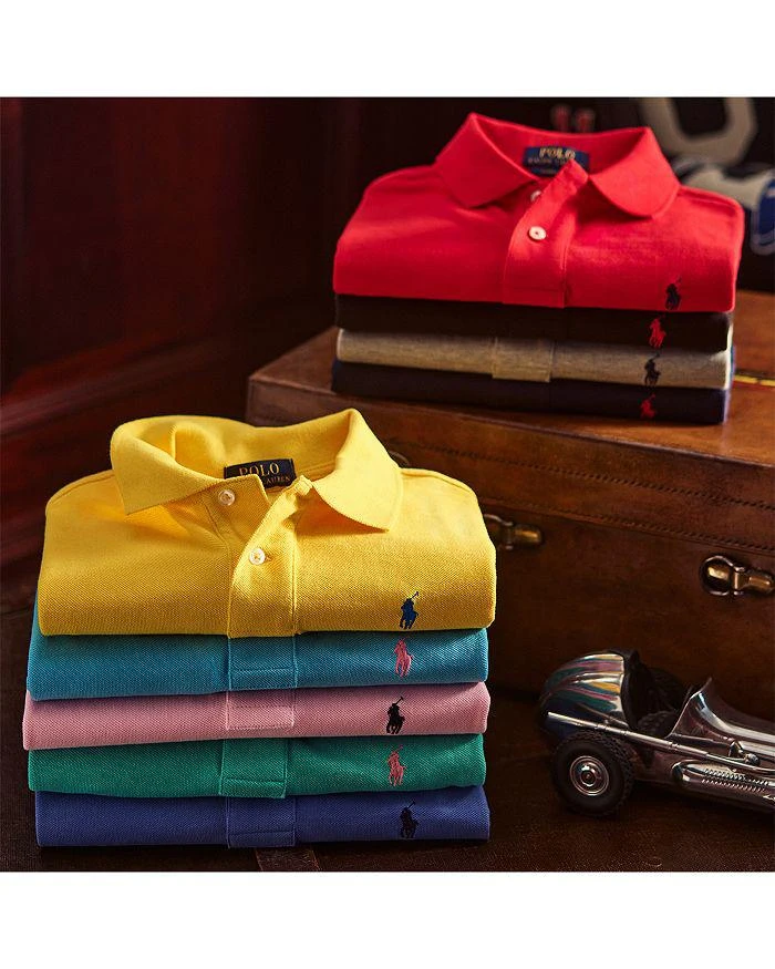 商品Ralph Lauren|Boys' Cotton Mesh Polo Shirt - Little Kid, Big Kid,价格¥371,第3张图片详细描述