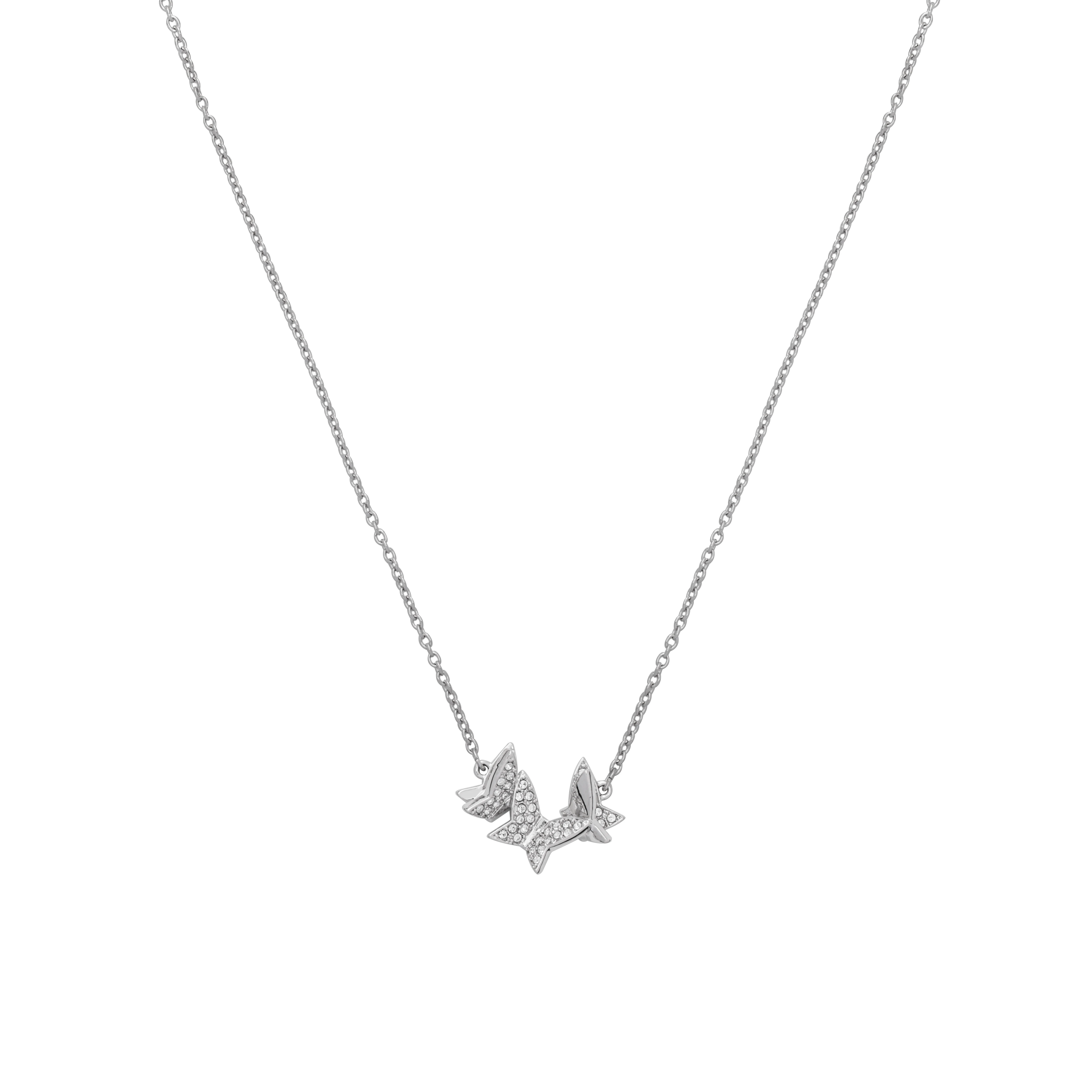 商品[国内直发] Swarovski|施华洛世奇 LILIA 蝴蝶吊坠项链锁骨链 女款 白色 #,价格¥482,第1张图片