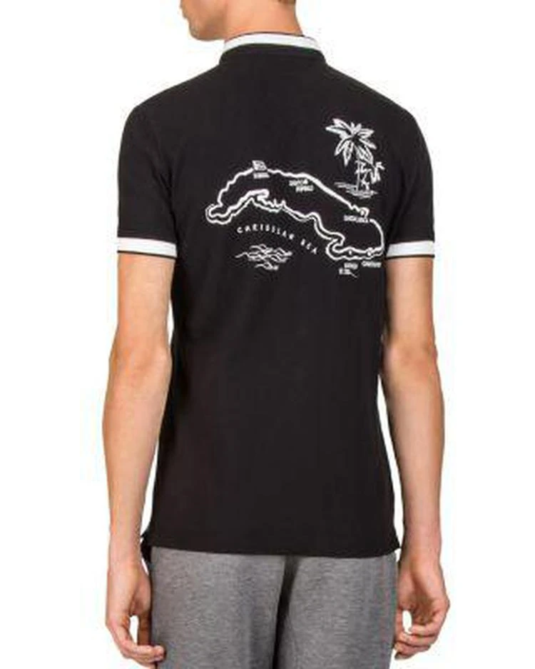 商品The Kooples|Cuba Embroidered Piqué Slim Fit Polo,价格¥520,第2张图片详细描述