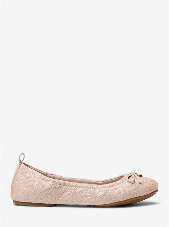 商品Michael Kors|Juliette Quilted Faux Leather Ballet Flat,价格¥346,第4张图片详细描述