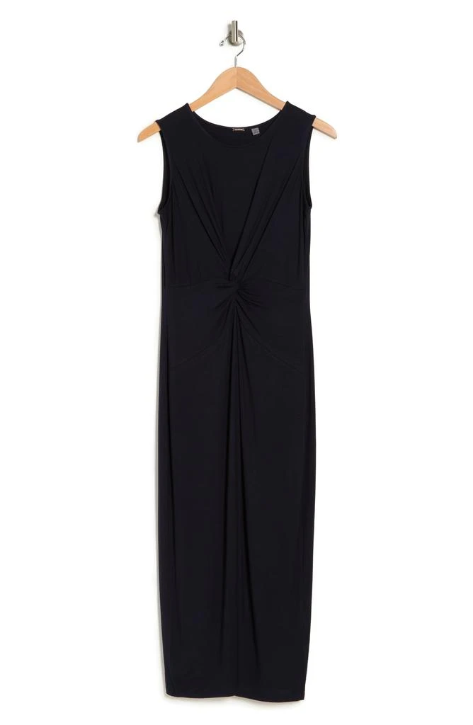 商品Tahari|Front Twist Crewneck Sleeveless Maxi Dress,价格¥123,第3张图片详细描述