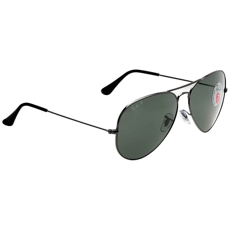 商品Ray-Ban|Aviator Classic Polarized Green Classic G-15 Unisex Sunglasses RB3025 004/58 62,价格¥974,第2张图片详细描述
