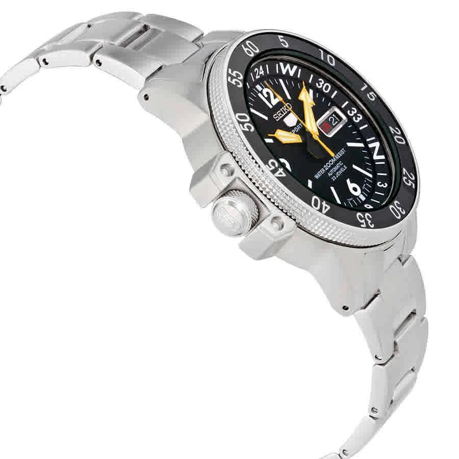 商品Seiko|5 Lefty Sport Land Shark Black Dial Men's Watch SKZ211K1,价格¥1888,第2张图片详细描述