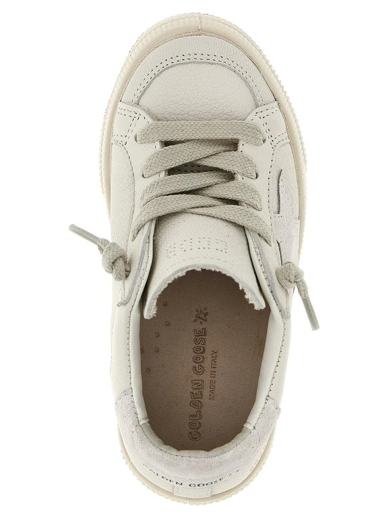 商品Golden Goose|Golden Goose Kids Star-Patch Round Toe Sneakers,价格¥1187,第3张图片详细描述