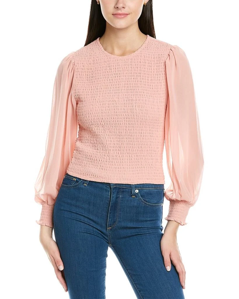商品1. State|1.STATE Smocked Bodice Top,价格¥102,第1张图片