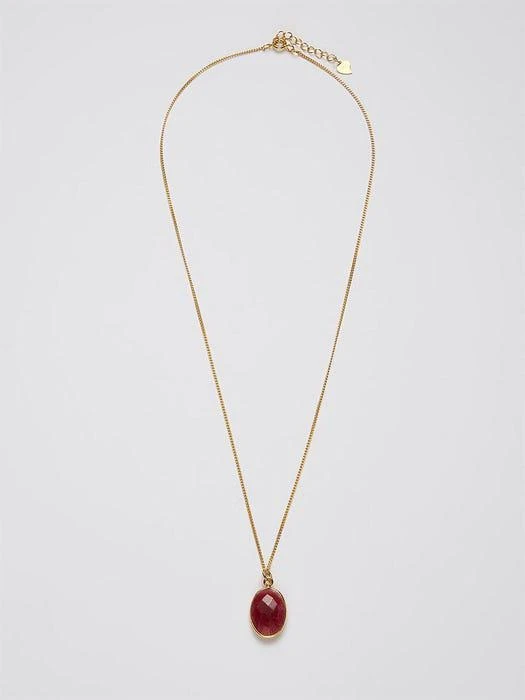 商品HEI|Oval Ruby Necklace,价格¥567,第2张图片详细描述