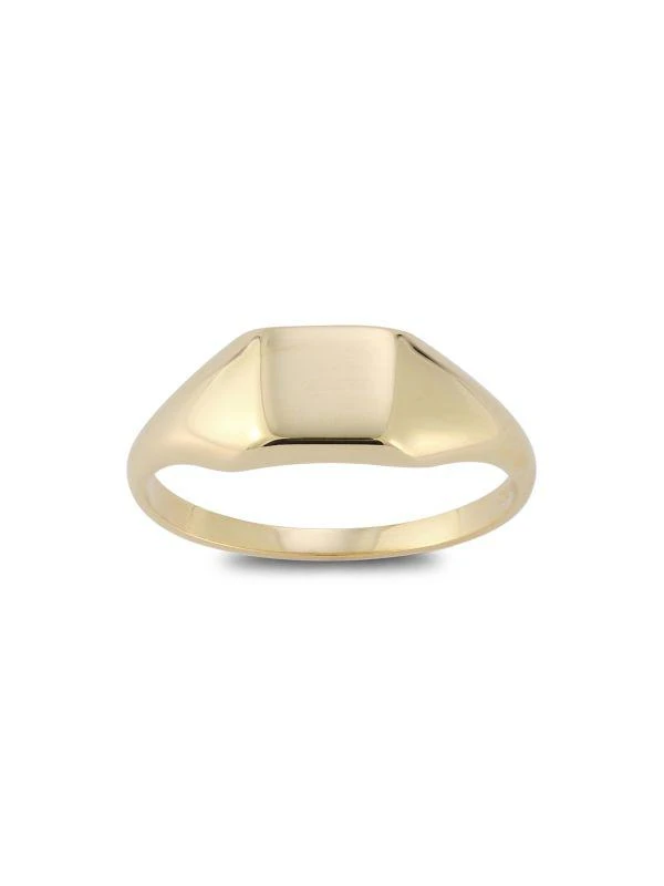商品Saks Fifth Avenue|14K Yellow Gold Square Signet Ring,价格¥2516,第2张图片详细描述