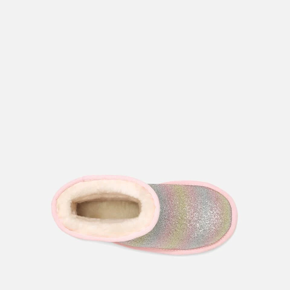 商品UGG|UGG KIDS’ CLASSIC II WATERPROOF GLITTERED FAUX SUEDE BOOTS,价格¥640,第5张图片详细描述