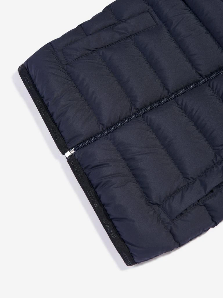 Moncler Enfant Boys Down Padded Contrin Gilet in Navy 商品