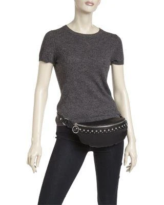 商品Rebecca Minkoff|Crystal Studded Nylon & Leather Convertible Belt Bag,价格¥556,第2张图片详细描述
