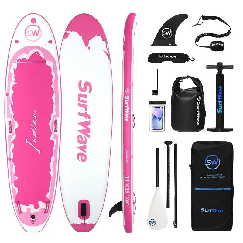 商品Simplie Fun|Simplie Fun Inflatable Stand Up Paddle Board 11'x34" x6" With Accessories,价格¥3348,第1张图片