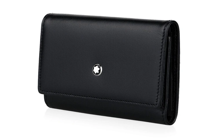 商品[国内直发] MontBlanc|万宝龙 大班系列 六角白星品牌标识 牛皮 钥匙包 男款 黑色,价格¥1534,第3张图片详细描述