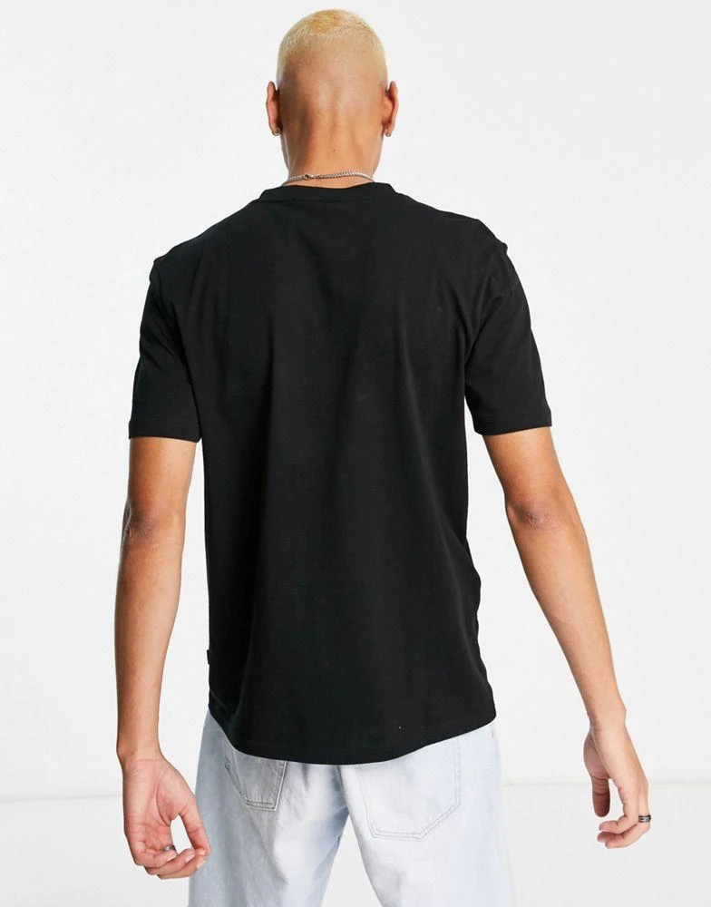 商品Hugo Boss|BOSS Orange Thinking 1 large logo t-shirt in black,价格¥382,第2张图片详细描述